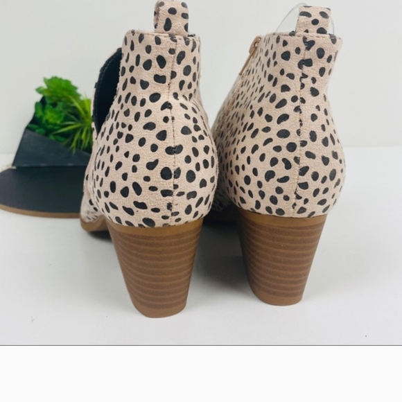 Stylish Women's Ankle Booties - Black and Tan - Picture 3 of 7